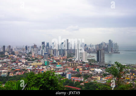 Panama city panorama Foto Stock