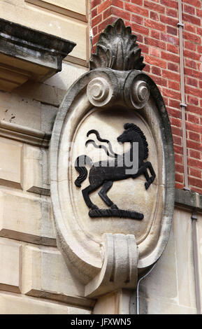 Lloyds TSB logo su Worcester High street Foto Stock