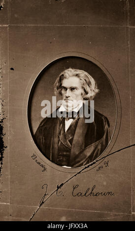 Titolo: John C. Calhoun chiamare il numero: LC-BH82- 5144 una <P&P>[P&P] Numero di riproduzione: LC-DIG-cwpbh-02605 (file digitali originali da neg.) diritti informazioni: No restrizioni note di pubblicazione. Media: 1 negativi : vetro, collodio umido. Creato/pubblicato: [tra il 1855 e il 1865] Foto Stock