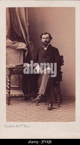 Disderi, Adolphe Eugène (1810-1890) - Verdi, Giuseppe Foto Stock