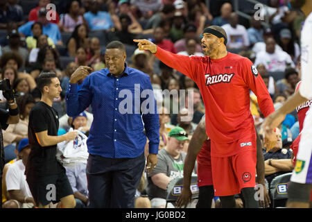 Charlotte,Stati Uniti d'America. 2 luglio,2017. Settimana 2 big3 torneo di basket vetrine charlotte,nc spectrum center. Foto Stock