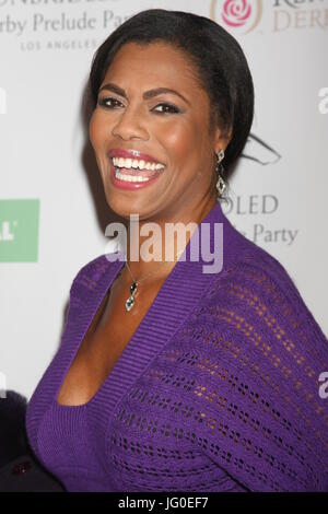 West Hollywood, CA, Stati Uniti d'America. Il 7 gennaio, 2016. LOS ANGELES - JAN 7: Omarosa Manigault alla settima di sfrenato vigilia Derby Preludio Party presso l'Hotel di Londra il 7 gennaio 2016 in West Hollywood, CA Credito: Kay Blake/ZUMA filo/Alamy Live News Foto Stock