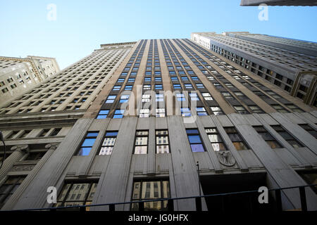 14 Wall street extension Building di New York City STATI UNITI D'AMERICA Foto Stock