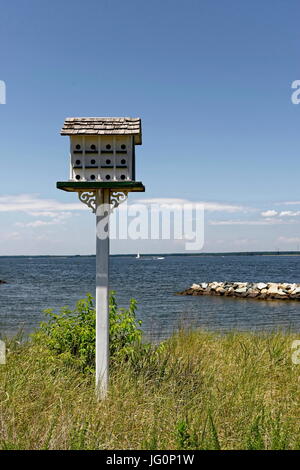 Birdhouse, Sailwinds Park Visitor Center, Cambridge, MD Foto Stock