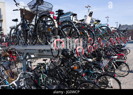 Parco biciclette Foto Stock