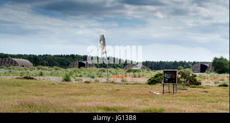 Woodbridge Airfield,Suffolk, Inghilterra Foto Stock