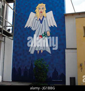 Friedensengel-Gemälde Foto Stock