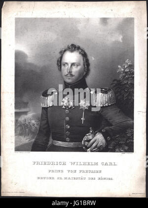 Friedrich Wilhelm Karl von Preußen Foto Stock