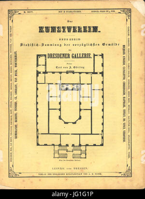 Gemäldegalerie Alte Meister (Dresda) Galeriewerk Payne Heft 02 Titelseite Foto Stock