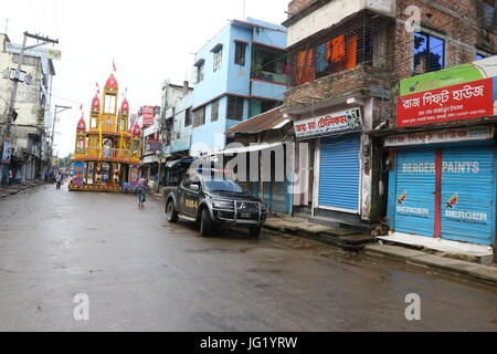 Jagannath rath yatra, Dhamrai, Bangladesh. Dhamrai Roth è di circa 400 anni di storia e tradizione vivente tra il locale indù. Foto Stock