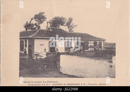 IndäBAstria de Lacticios da Ilha Terceira, 8, Arquivo de Villa Maria, Angra do HeroäADsmo, Ilha Terceira, AäA7minerali Foto Stock