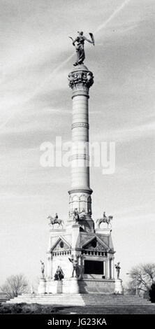 Iowa soldati 26 marinai monumento Des Moines 1894 Foto Stock