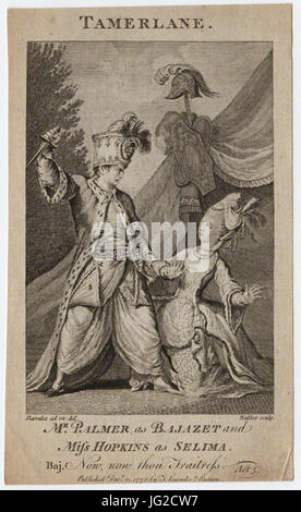 John Palmer; Priscilla Kemble (née Hopkins) (come Bajazet e Selima in Collier's 'Selima e Azor') Foto Stock