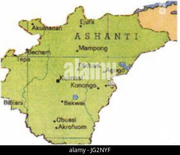 Regno di Ashanti 28Asanteman29 Foto Stock