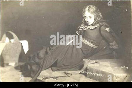 Komissarzhevskaya Jeanne d Arc Foto Stock