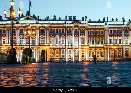 San Pietroburgo il Palazzo d'inverno Foto Stock