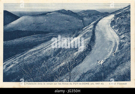 Le Puy de Dôme-FR-63-vers 1930-vue artistique-b12 Foto Stock