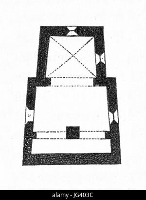 MZK 001 Nr 10 Charakteristik der Baudenkmale Böhmens - Fig. 11 Kapelle Katharinenkloster Tetin Foto Stock