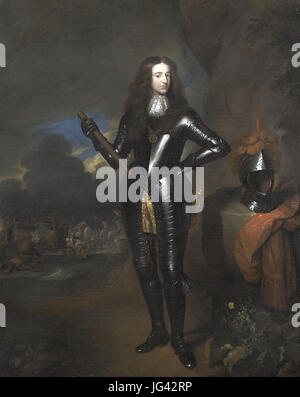 Netscher, Caspar, Guglielmo III, re d'Inghilterra, principe di Orange e Nassau (1650-1702), ca. 1672-89 Foto Stock