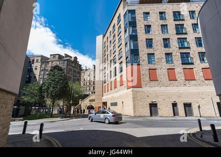 Il meraviglioso premiato Sunbridge pozzi di sviluppo in Bradford, West Yorkshire, Regno Unito, raffigurato nel luglio 2017 Foto Stock