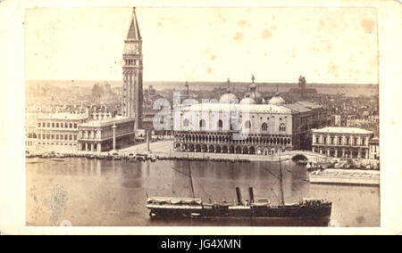 Carlo Ponti 28ca. 1823-189329 - Venezia - Panorama Foto Stock