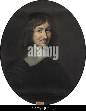 Ritratto di Nicolas Fouquet da Édouard Lacretelle - Château de Versailles j Foto Stock
