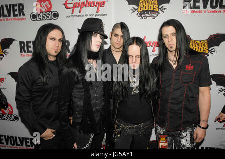 Joey jordison mercoledì 13 murderdolls arrivare 3° annuale di revolver golden gods awards il club nokia Aprile 20,2011 Los Angeles, California. Foto Stock