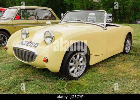 Austin Healey Sprite Mark 1 un classico britannico vettura sportiva costruita dal 1958 al 1971 soprannominato il frogeye o bugeye Foto Stock