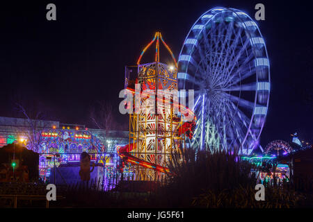 Winter Wonderland - Swansea Foto Stock