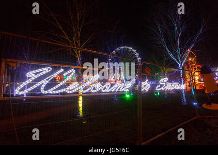 Winter Wonderland - Swansea Foto Stock