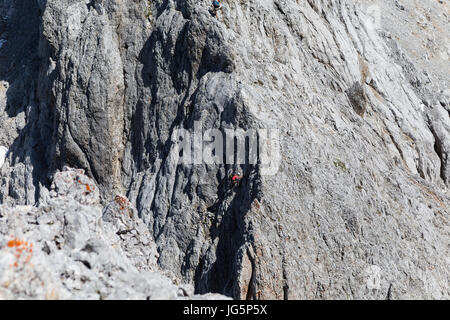 Ferrata konigsjodler in Austria Alpi austriache Foto Stock
