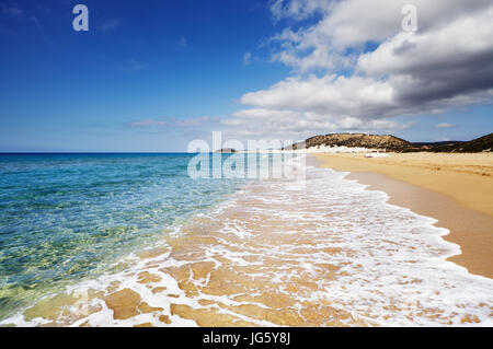 Spiaggia dorata e la migliore spiaggia di Cipro, Penisola Karpas, Cipro del Nord Foto Stock