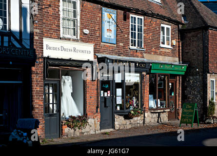 Negozi nel villaggio di Otford, Kent. Regno Unito Foto Stock