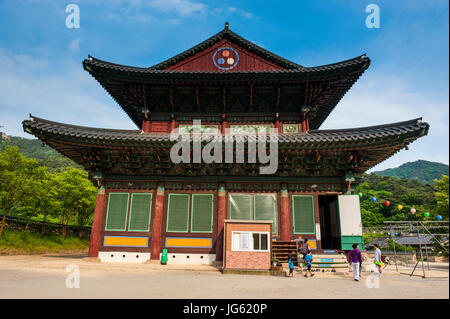 Beopjusa tempio complesso, Corea del Sud Foto Stock