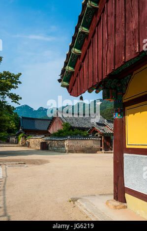 Beopjusa tempio complesso, Corea del Sud Foto Stock