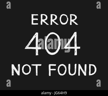 Errore 404 schizzo Illustrazione Vettoriale