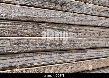 Strisce sullo sfondo di legno, impilati a listoni di legno Foto Stock