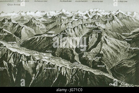 Schanfigg Übersicht Foto Stock