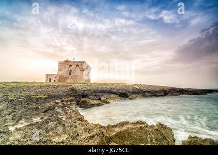 Torre Guaceto Area Marina Protetta, Puglia, Italia Foto Stock