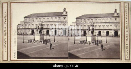 Sommer Giorgio 281834-191429 26 Behles Edmond 281841-192429 - n. 0259 - Napoli - Palazzo Reale Foto Stock