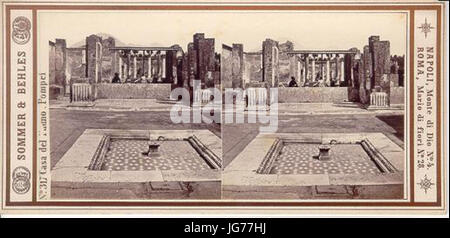 Sommer Giorgio 281834-191429 26 Behles Edmund 281841-192429 - n. 317 - Casa del Fauno Pompei Foto Stock
