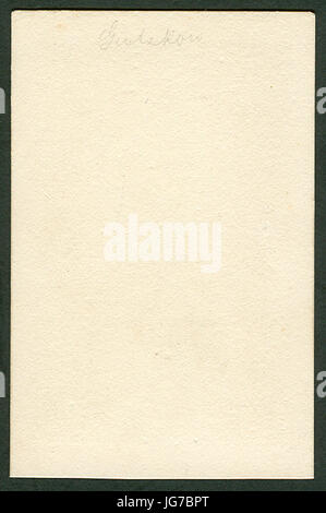 Ancora sconosciuto fotografo persone famose numero di serie 1170 Karl Gutzkow circa 1860 Rückseite Foto Stock