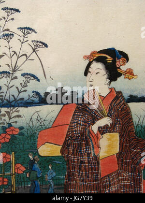 Ukiyo-e Genji Monogatari Musée Saint-Remi 928 1 Foto Stock