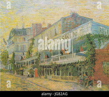 Van Gogh - Das Restaurant de la Siréne in Asniéres Foto Stock