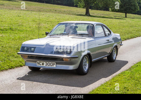 NCW300P 1975 Vauxhall Firenza 2279 DN Classic, collezionabile vintage restaurati veicoli in arrivo presso il contrassegno Woodward evento a Leighton Hall, Carnforth, Foto Stock