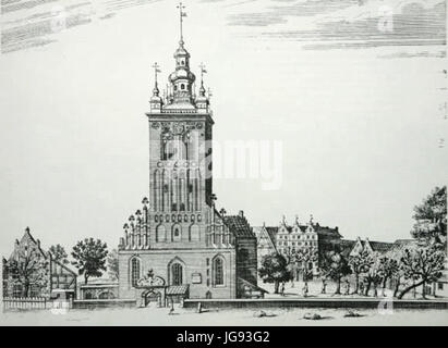 Matthäus Deisch - kościół św. Katarzyny w Gdańsku Foto Stock