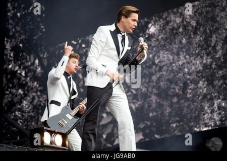 Gli alveari in esecuzione al Barclaycard British Summertime in Hyde Park Foto Stock