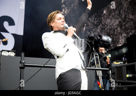 Gli alveari in esecuzione al Barclaycard British Summertime in Hyde Park Foto Stock