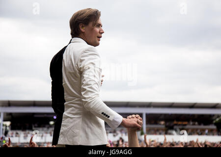 Gli alveari in esecuzione al Barclaycard British Summertime in Hyde Park Foto Stock