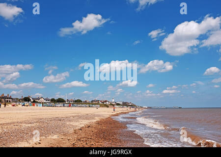 Southwold Suffolk REGNO UNITO Giugno 2017 - Southwold Beach fotografia scattata da Simon Dack Foto Stock